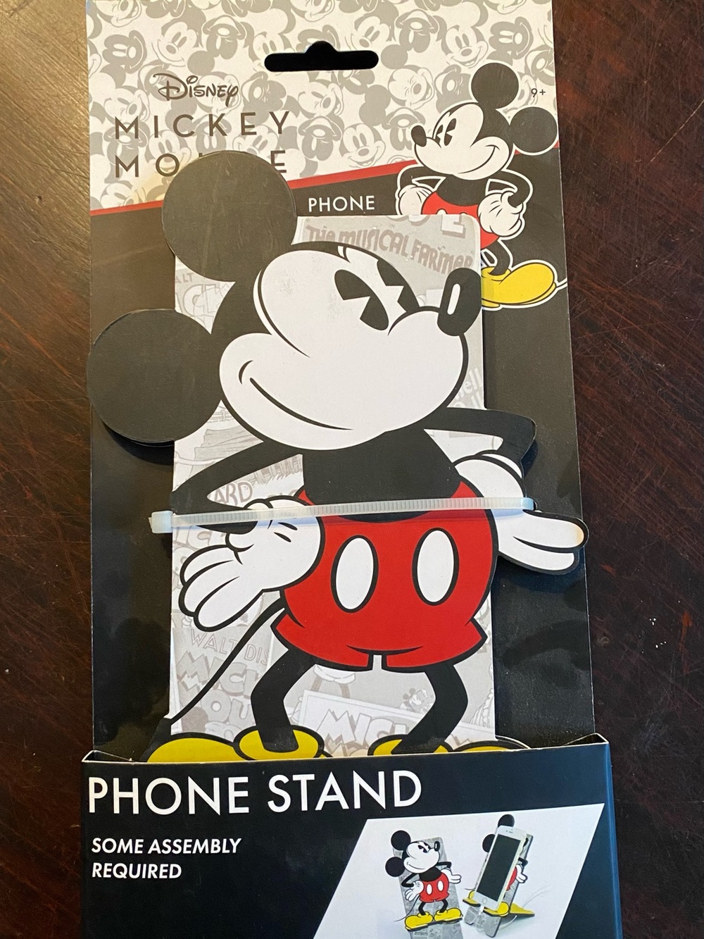Disney Mickey Mouse Black, Red & Yellow Phone Stand